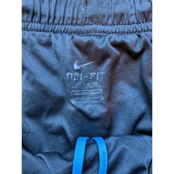 Nike Drifit Athletic Shorts Size M Colorful Blue Gray Swoosh Logo - Picture 3 of 10